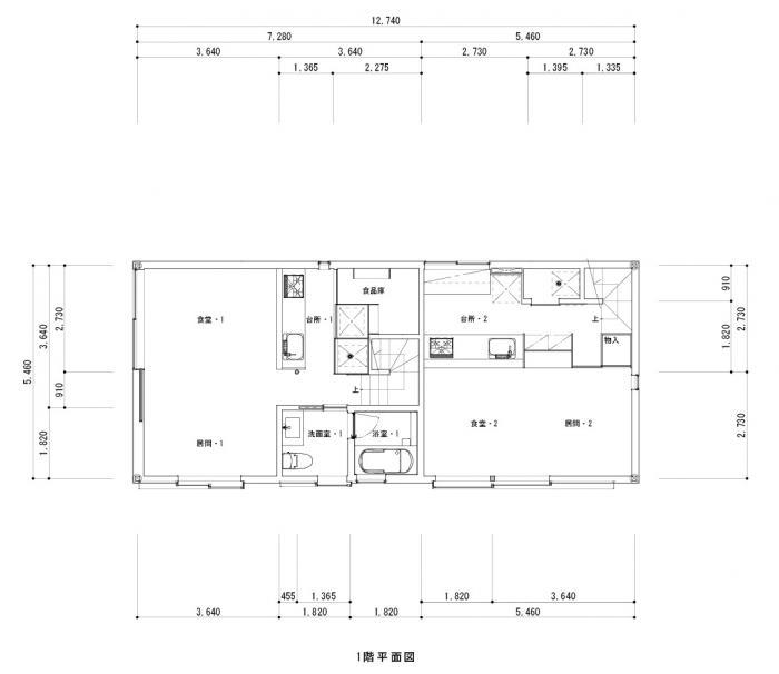 1階平面図 1階平面図