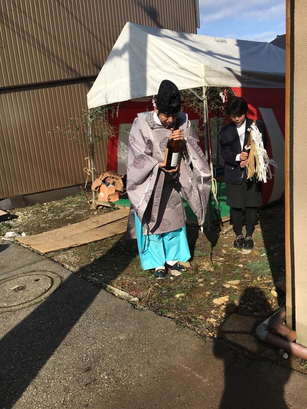 小さな敷地