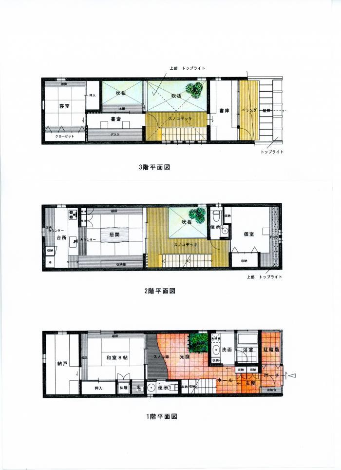安立の家・間取り図 安立の家・間取り図
