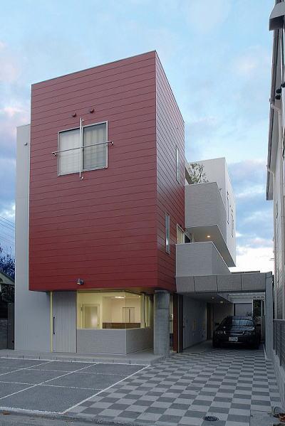 シンプルモダンの都市型住宅