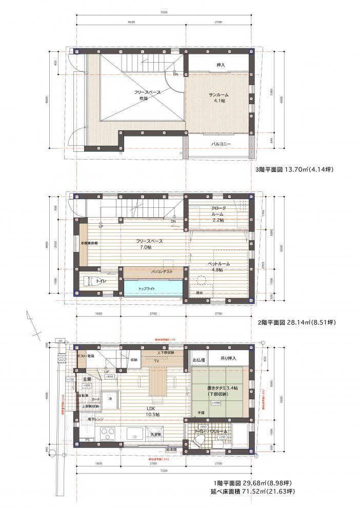TA houseの間取り図 TA houseの間取り図
