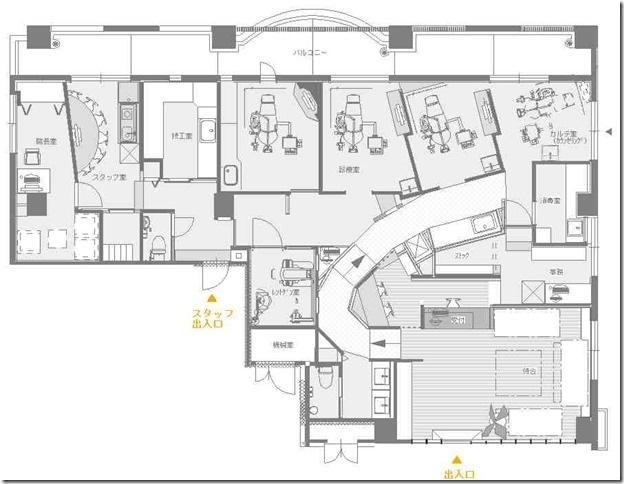タカサゴデンタルオフィス・平面図